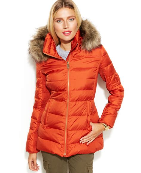 michael kors jacket orange|Michael Kors jackets women's outlet.